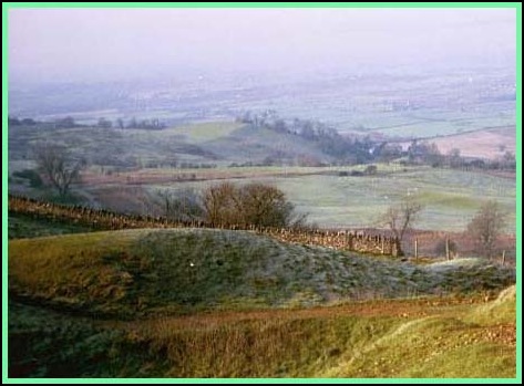 A view from the top of Bredon Hill.
